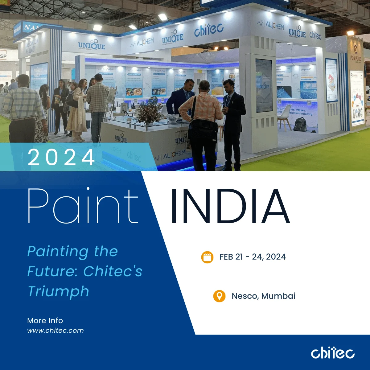 奇鈦科技在2024年印度塗料展大放異彩