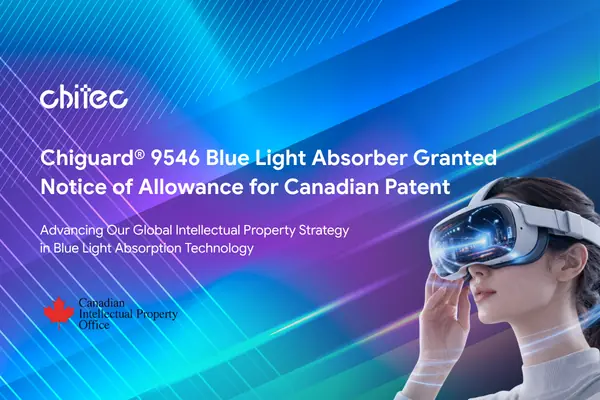 Chiguard® 9546 BLA Granted Notice of Allowance for Canadian Patent